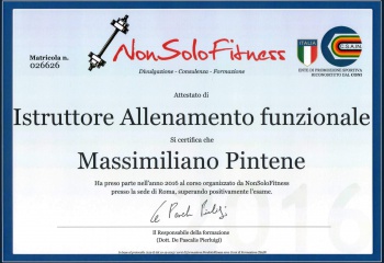 Istruttore di Allenamento Funzionale