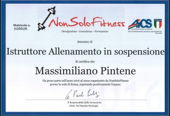 Istruttore di Allenamento in Sospensione